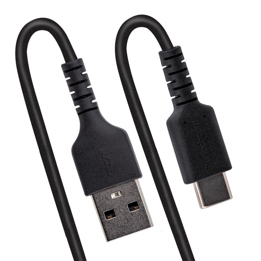 スターテック StarTech.com 高耐久USB-A - USB-Cケーブル 1m コイル(伸縮)型/アラミド繊維補強/オス-オス/USB2.0｜morimori117｜05