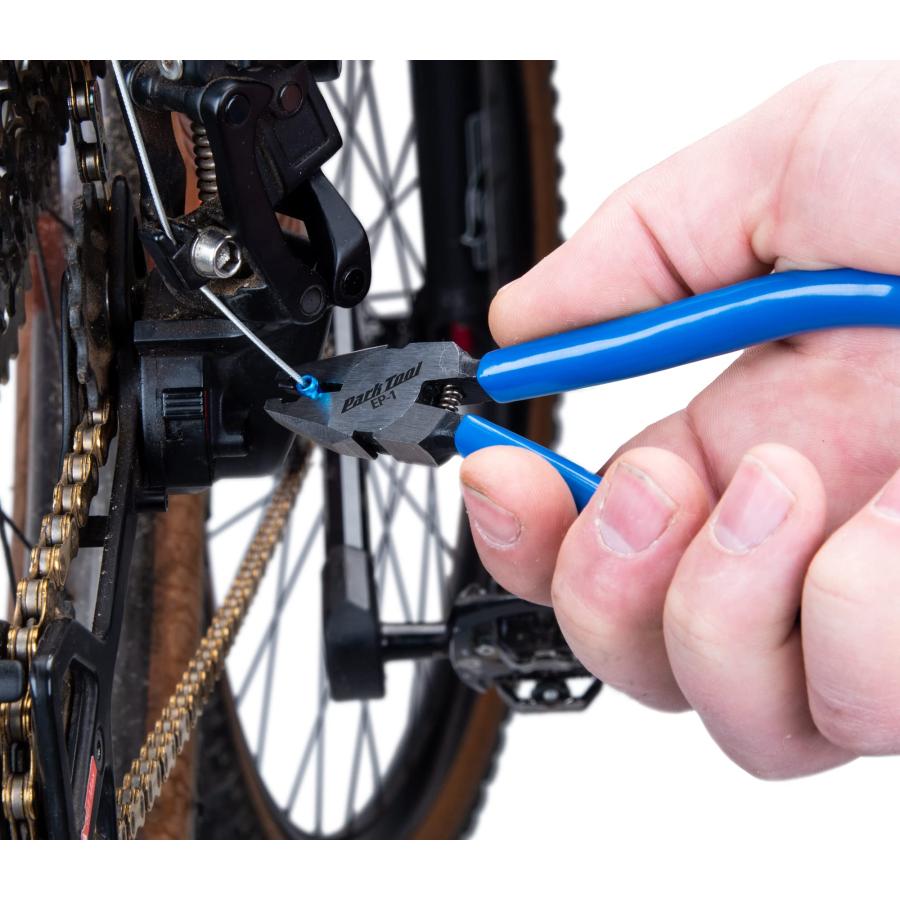 PARKTOOL エンドキャップクリンピングプライヤー 自転車のインナーワイヤーにエンドキャップを圧着するための工具 材質:スチール EP-1 青 小｜morimori117｜05