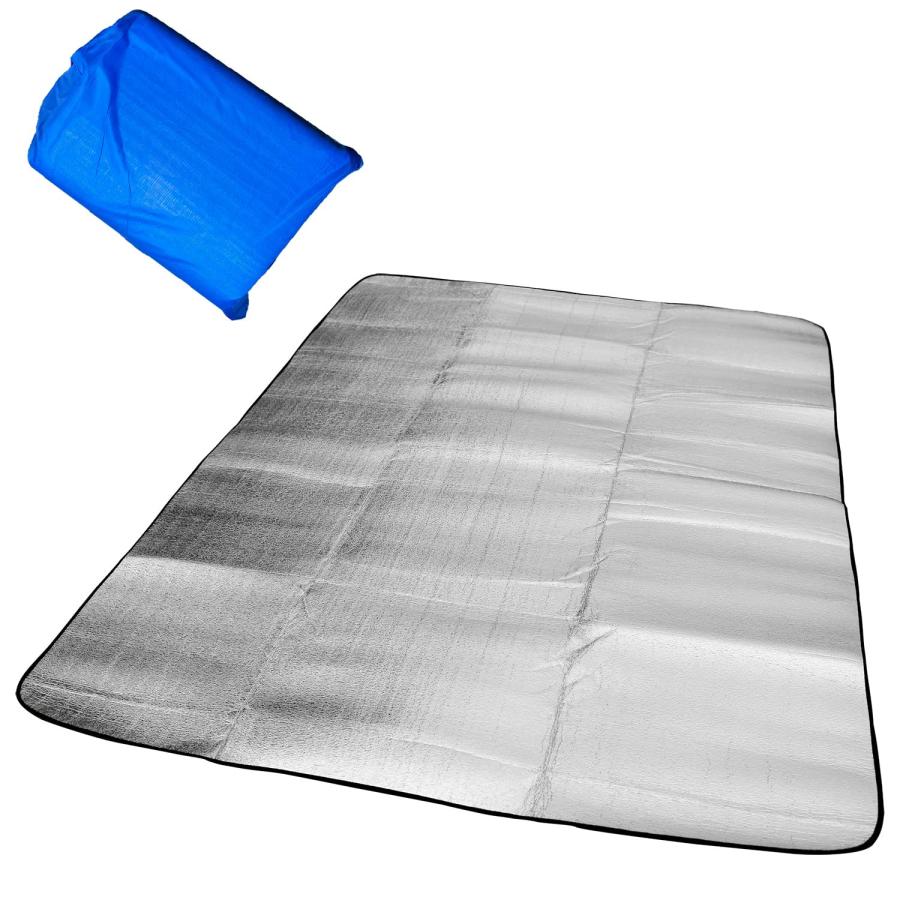 アルミシート 銀マット 保温 防災 防水 断熱マット 両面アルミ蒸着 車中泊 寝袋マット 折り畳み レジャーシート ピクニックシート テントマット プ  : 森本商店 - 通販 - Yahoo!ショッピング