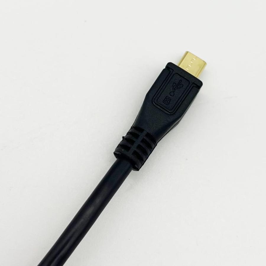 Xellrple 5m MicroUSB ケーブル USB 2.0タイプAオス - マイクロBケーブル 低損失アルミシールドケーブル、金メッキ端子採用｜morimori117｜04