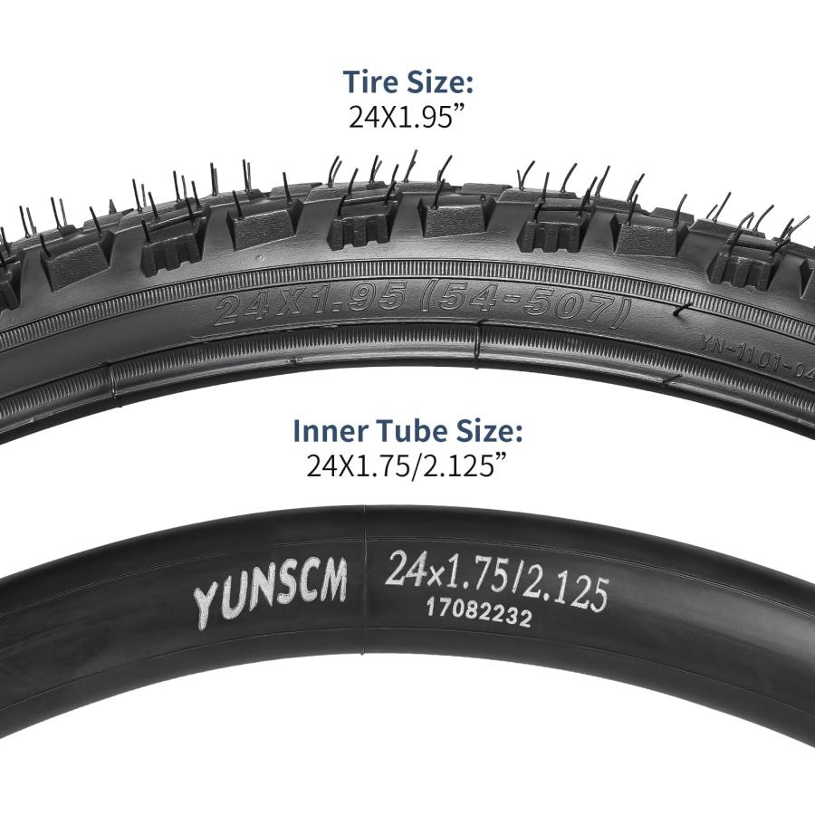 2本セット,24 1.95 タイヤ,24x1.95 54-507 自転車タイヤ+ 2本セット,24 1.95 タイヤ,24x1.95 54-507 自転車タイヤ+