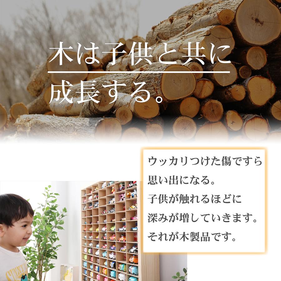 コレクションケース ロングミニカーケース(最大120収納/扉なし