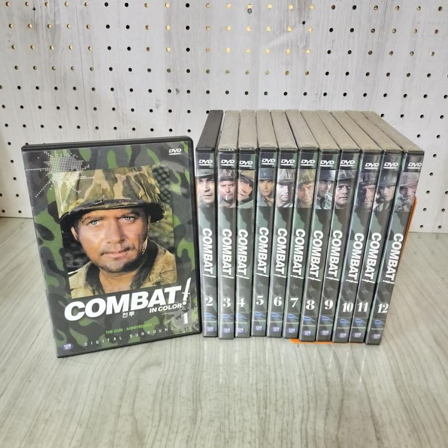 COMBAT! DVD全12巻セット DVD 全12巻揃い COMBAT コンバット 韓国版 カラー版 日本語字幕あり