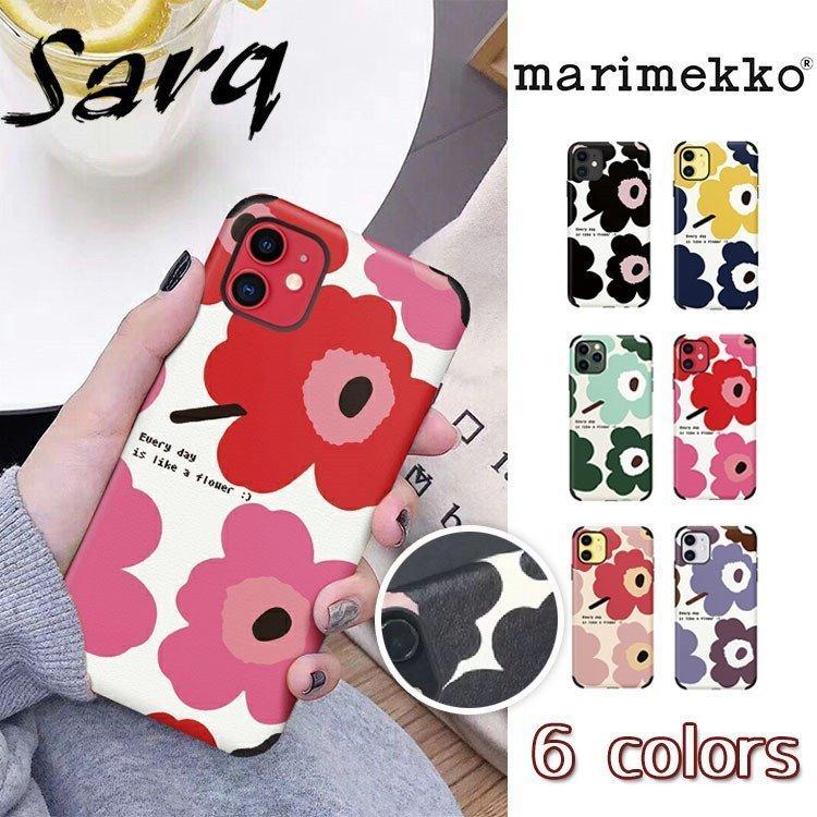 Marimekko マリメッコ スマホケース 花柄 耐衝撃 iPhone用 多機種対応 iPhone 13/13mini /13pro/11promax/7/8/11 /12/12mini