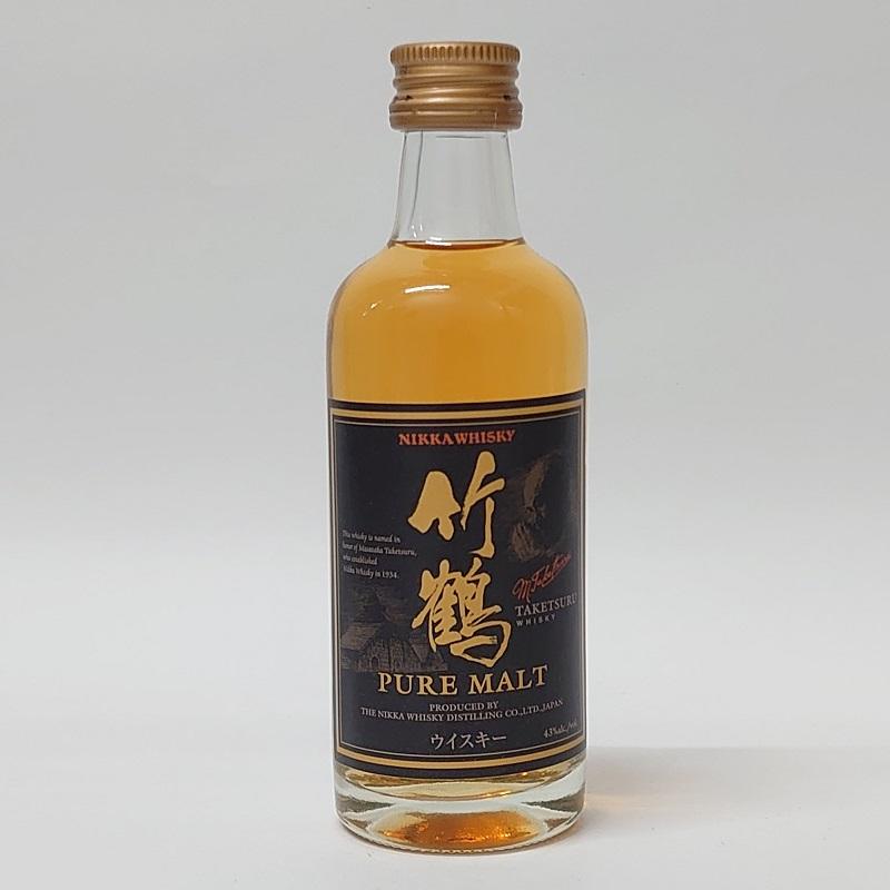 ニッカウヰスキー（NIKKA WHISKY） ニッカ 竹鶴 ピュアモルト 43% 50ml
