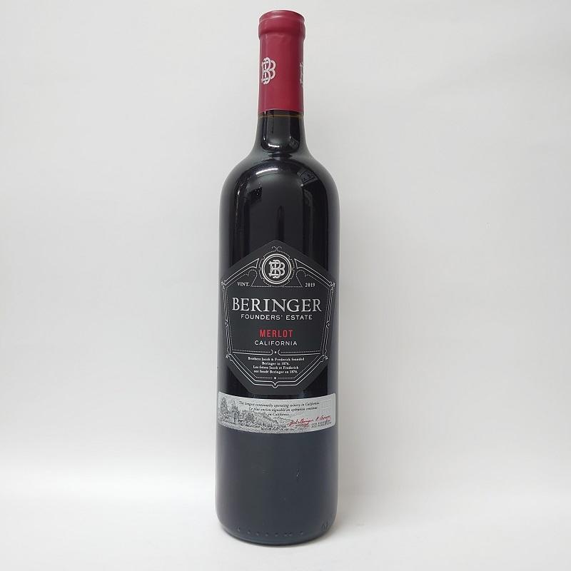 ベリンジャー ファウンダース・エステート メルロー 赤 14% 750ml 
