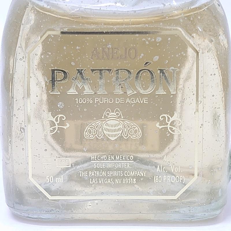 パトロン テキーラ アネホ 40% 50ml ミニチュアボトル メキシコ ☆大変
