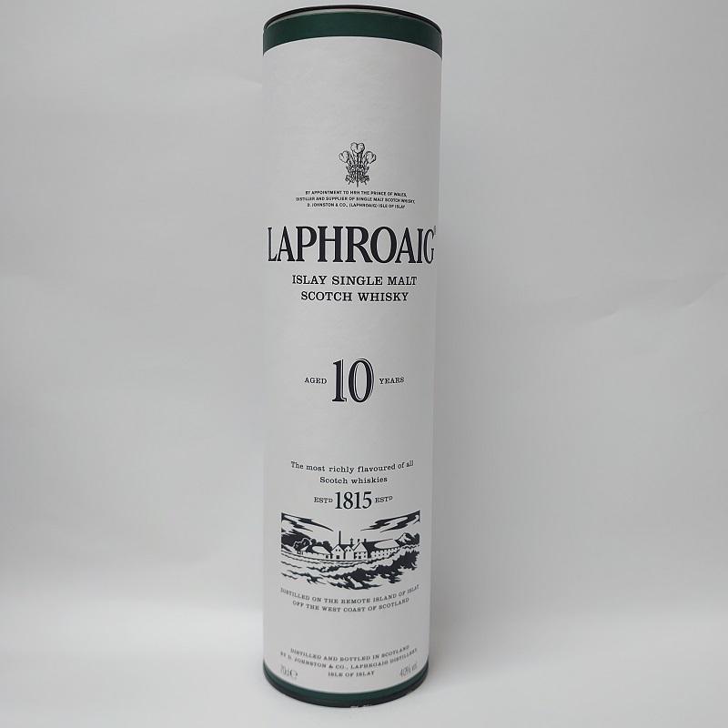 ラフロイグ シングルモルト 10年 40° 700ml 箱付(筒型) 並行品