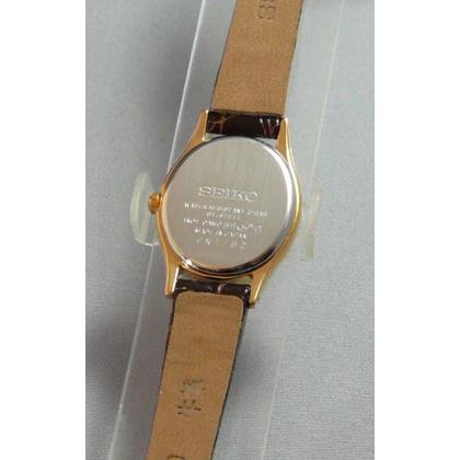 セイコー スピリット シンプルな女性用腕時計SSDA008　名入れプレゼントに 刻印対応有料｜morimototokeiten｜05