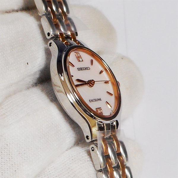 名入れ 時計 刻印 10文字付 セイコー 女性用 腕時計 SWDX181 電池時計 楕円形 オーバル SEIKO エクセリーヌ EXCELINE 取り寄せ品｜morimototokeiten｜14