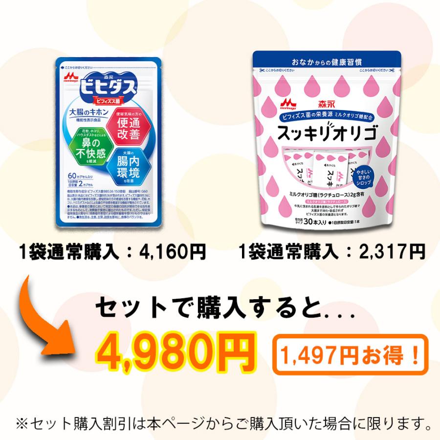 森永乳業 訳あり 公式 大腸活セット 大腸のキホン＋スッキリオリゴ 