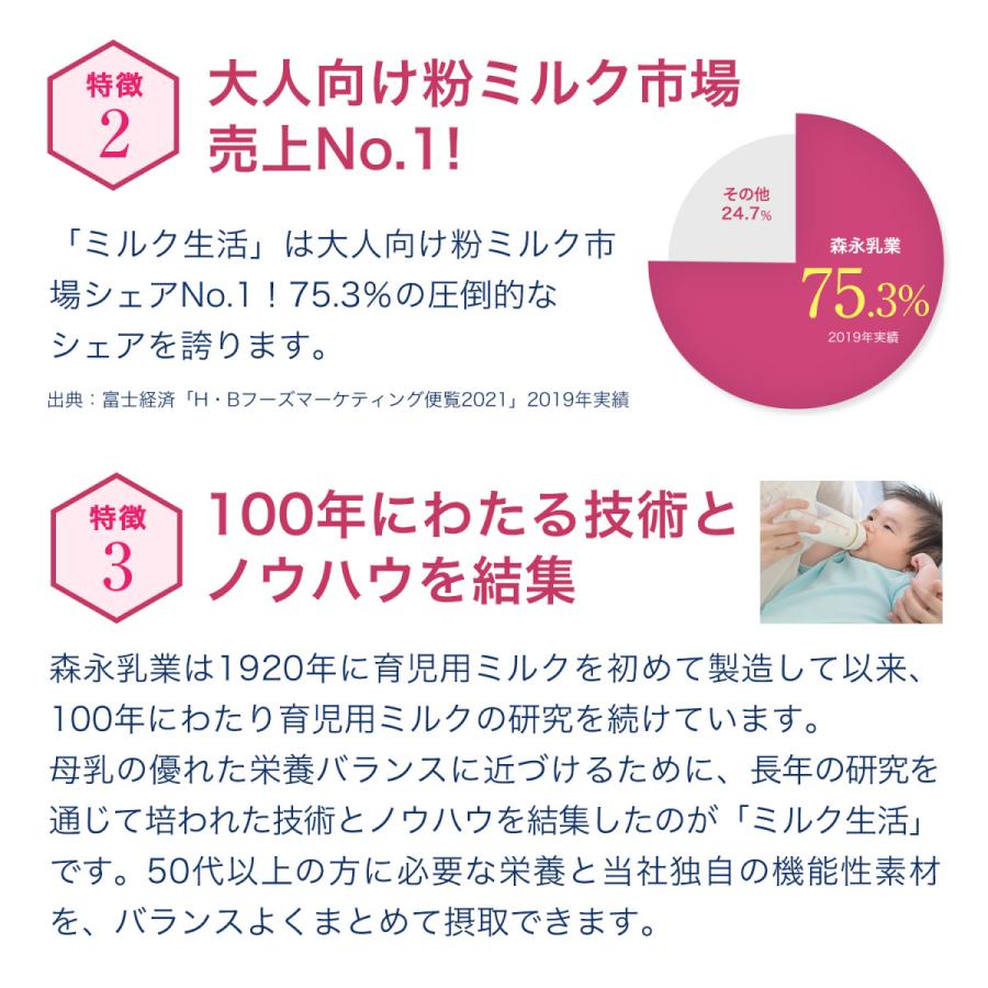 ミルク生活 【公式】 森永乳業 缶タイプ(約15回分（300g入り）) 大人