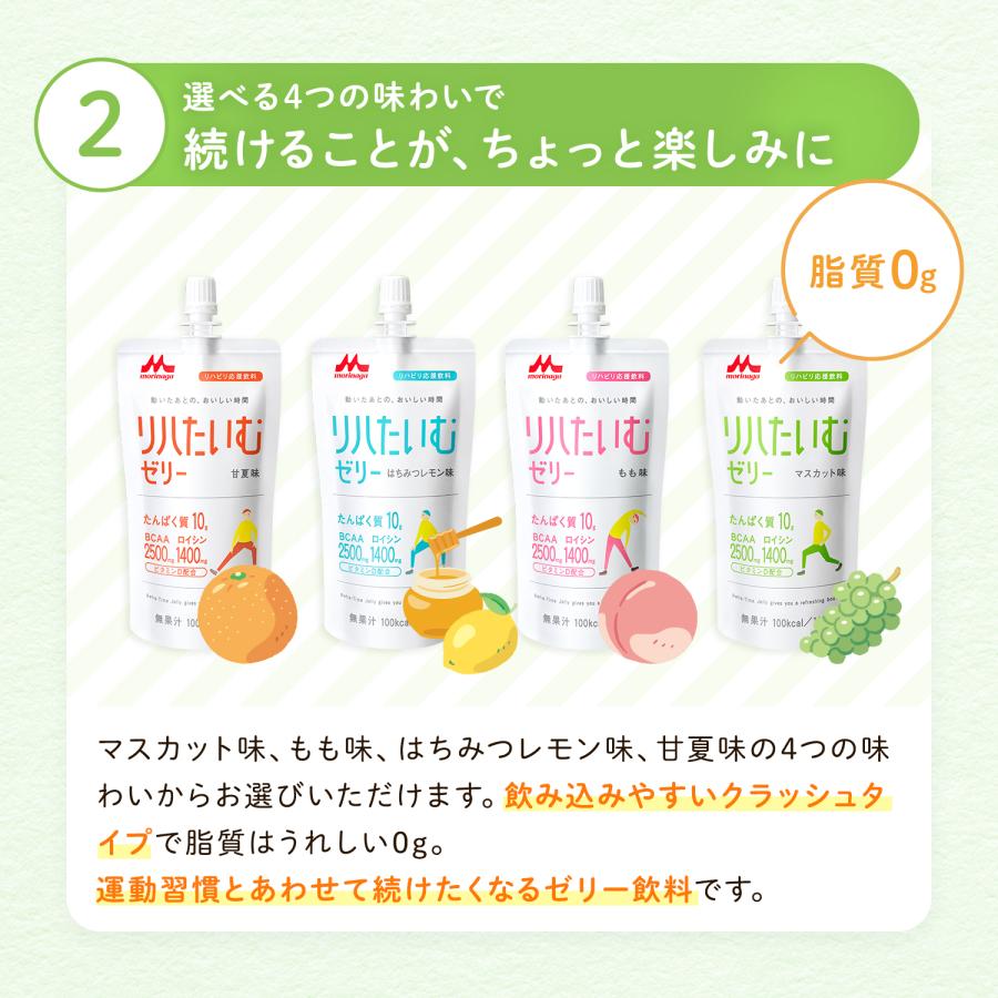 公式】リハたいむゼリー いろいろセット ＜4種 × 各6袋 [ 120g