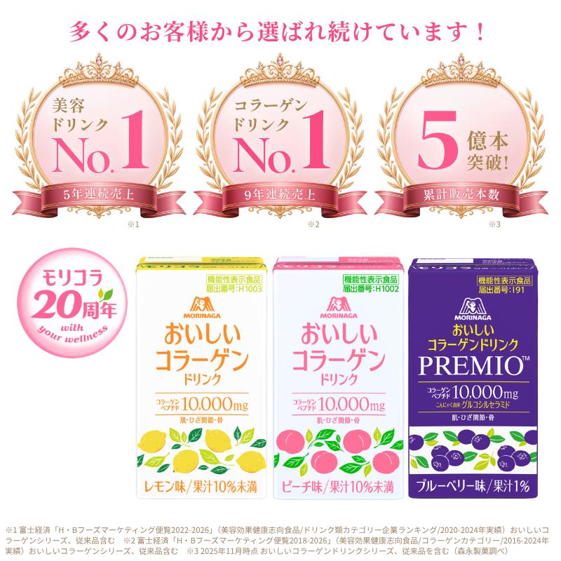 森永製菓 コラーゲンドリンク おいしいコラーゲンドリンク プレミオ