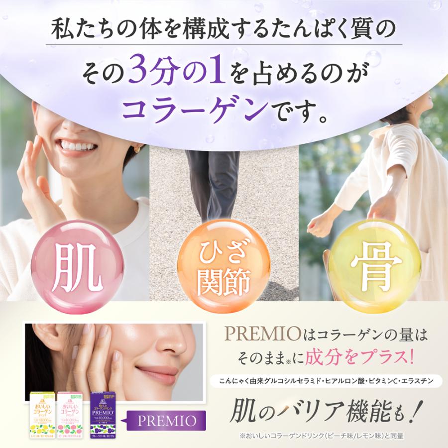 森永製菓 コラーゲンドリンク おいしいコラーゲンドリンク プレミオ