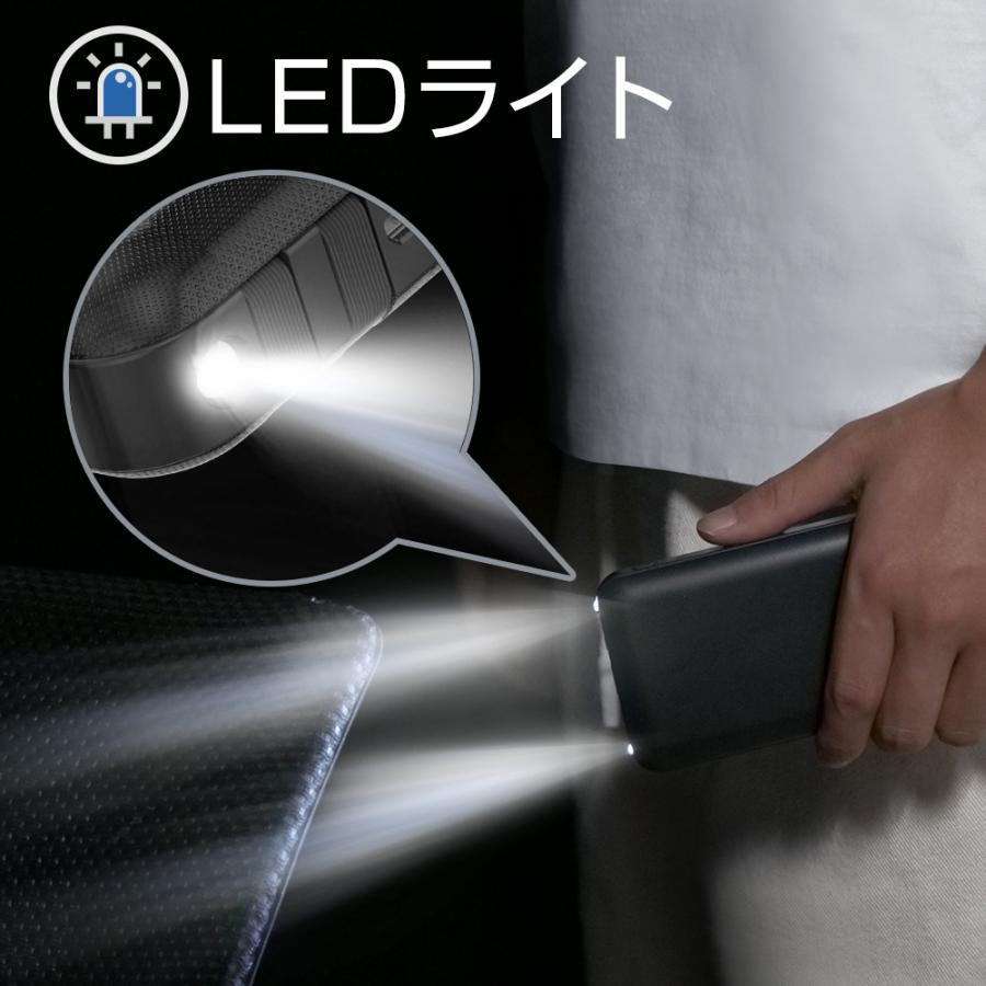 モバイルバッテリー M168 16800mAh大容量 2.0A急速充電 4台同時充電可能 3本ケーブル内蔵 LEDライト付き 軽量 スマホスタンド PSE認証済 | ブランド登録なし | 12