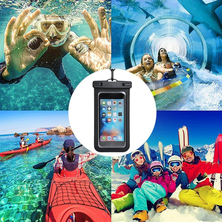 【在庫セール】防水ケース 2個セット 携帯ケース 6.0インチ以下 iPhoneシリーズ機種対応 お風呂 海水浴 水泳など適用 指紋認証//Face ID認証対応 IPX8防水 | ブランド登録なし | 13