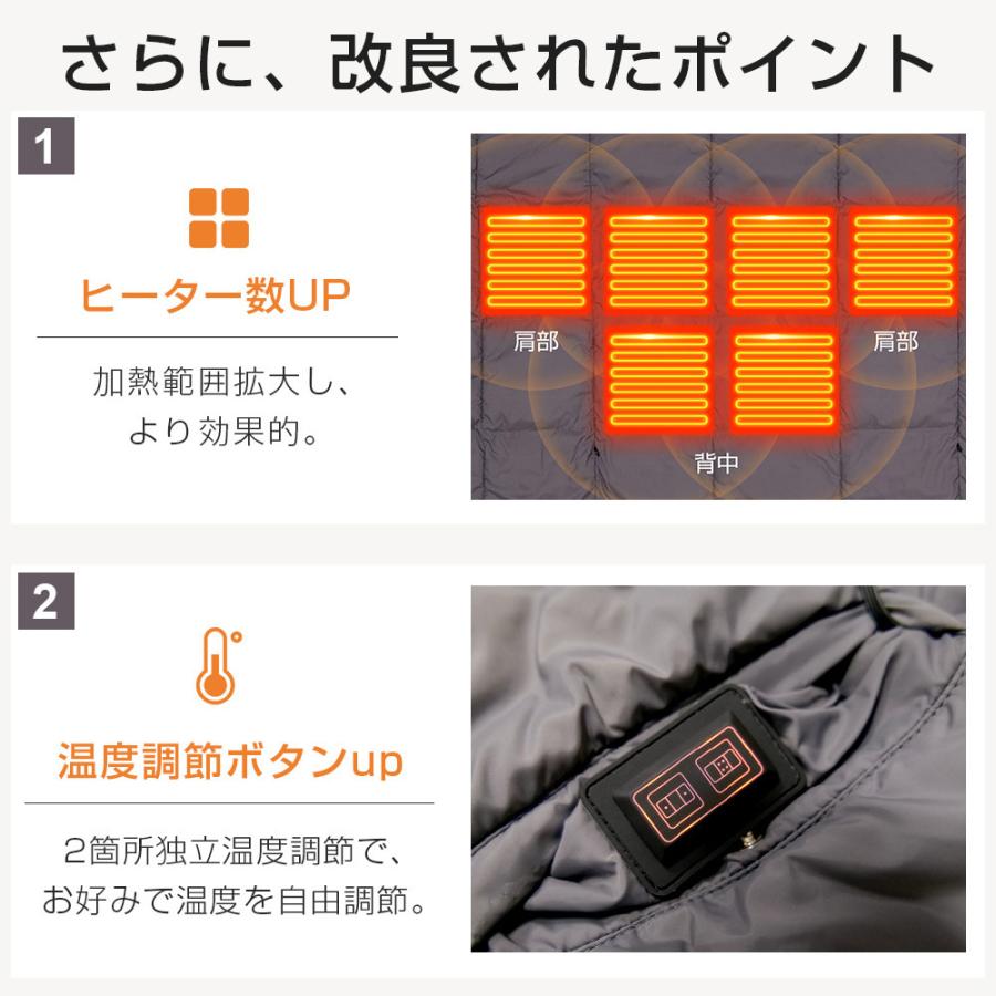 USB給電で即座に暖かい！便利な5WAY電気ブランケット 電気毛布 電気ひざ掛け 5WAY仕様 6箇所発熱 3段階温度調節 掛け