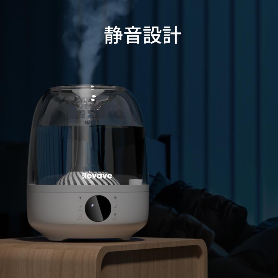 【在庫セール】超音波式加湿器 抗菌カートリッジ 最大40時間連続運転 アニオン アロマ対応 静音 省エネ 空焚き防止 転倒自動OFF 大容量 超音波 上部給水 卓上 冬 | ブランド登録なし | 16