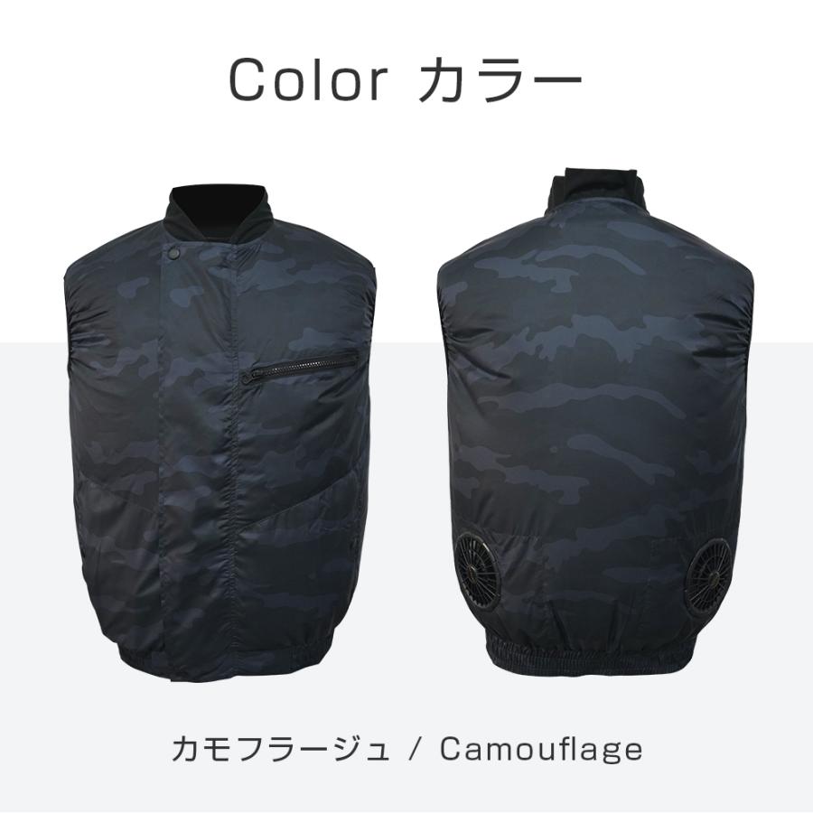 空調ウェア CS01冷却服 空調作業服 空調作業着 ワークウェア 17200mAh 最大28時間稼動可能 大風量 薄型 夏用 熱中症対策 UVカット 通気性 釣り ゴルフ | ブランド登録なし | 15