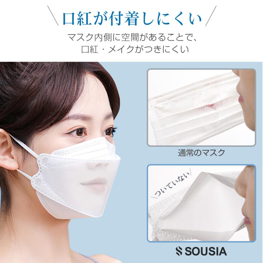 冷感マスク 日本製 30枚入り 個包装 立体マスク 不織布 3Dマスク ４層構造 接触冷感 PFE/BFE/VFE99%以上カット｜morinet｜16