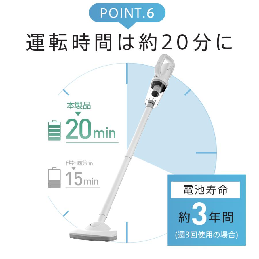 iFusion 掃除機 スティック型 コードレス 10000pa 超強力吸引 LED付き