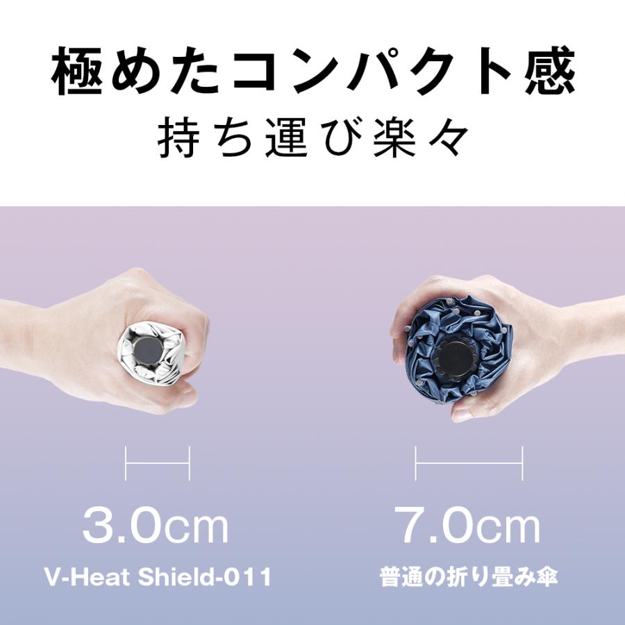 「-16℃の清涼効果」日傘 5本骨 完全遮光 UVカット 折りたたみ 89g 軽量 紫外線対策 日焼け対策 晴雨兼用 涼しい 頑丈 コンパクト レディース メンズ 子供用 | VeraVera | 13