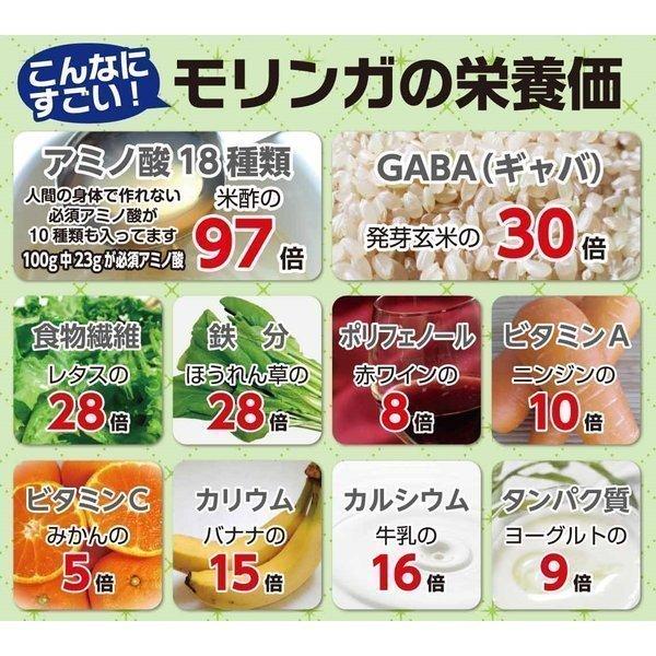 小粒 飲みやすい モリンガ 沖縄産 100% サプリ 国産 約1ヶ月分 約250粒入 極小粒  無農薬 無添加 アミノ酸 食物繊維 送料無料｜moringa｜06