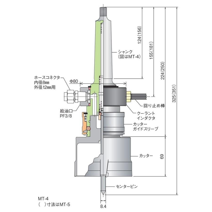 ミヤナガ メタルボーラーM500 MBM90 刃先径90mm 工作機械用 : miyanaga