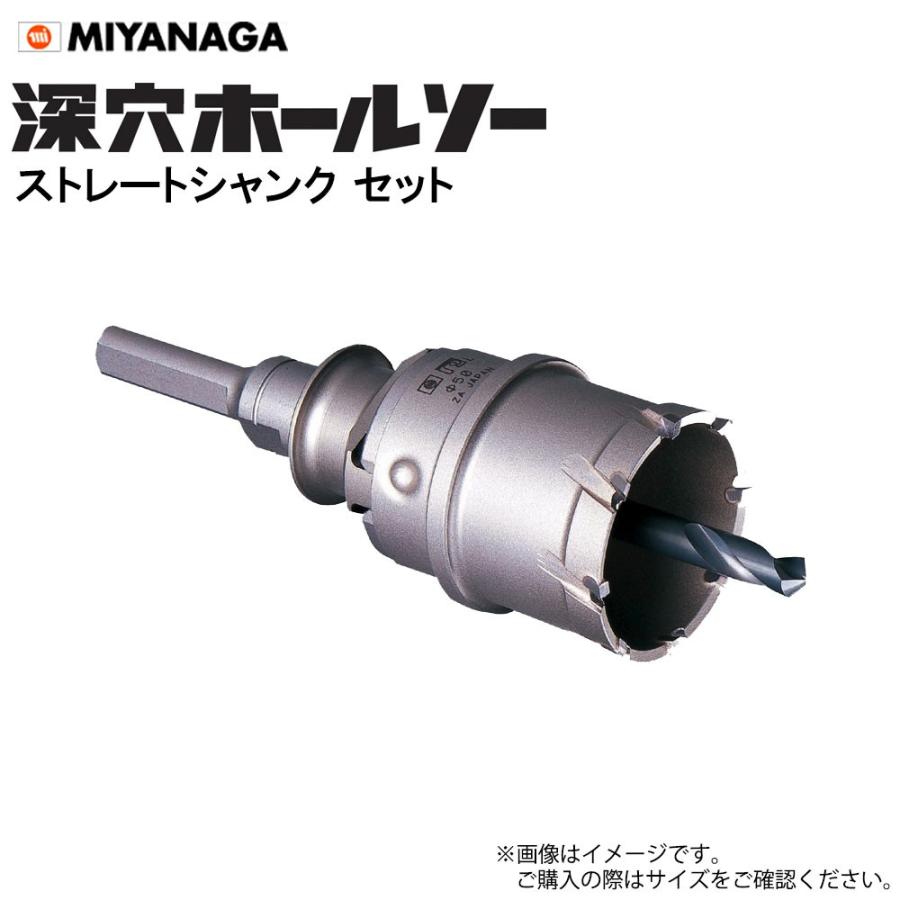 ミヤナガ PCF023 ポリクリック 深穴ホールソー セット ストレート