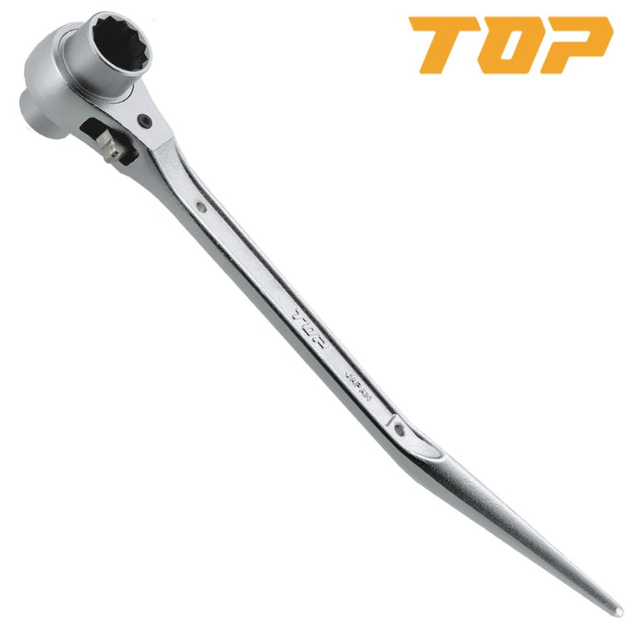 Top 鳶仕様ラチェットレンチ Rm 17 19n Bt Top Rm1719nbt 森の道具屋さん 通販 Yahoo ショッピング