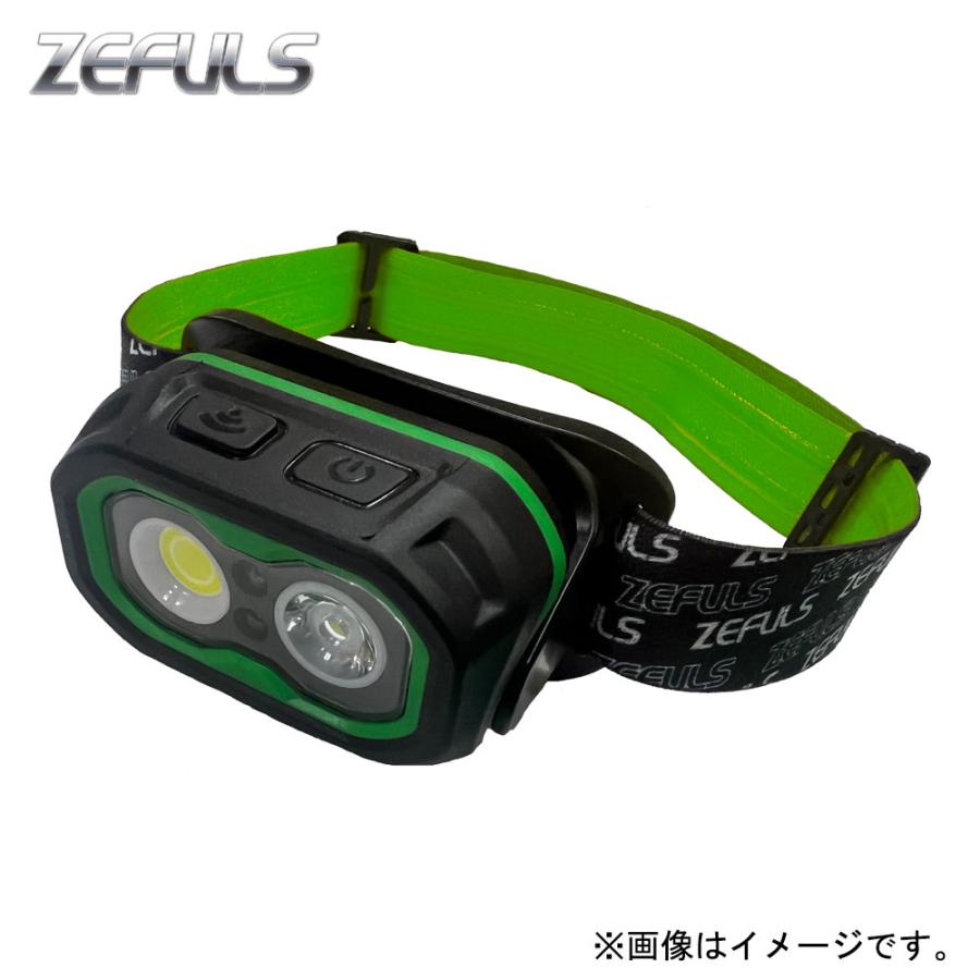 ZEFULS ゼフルス スコールマン 充電式LED防水ヘッドライト ZA-SM800 