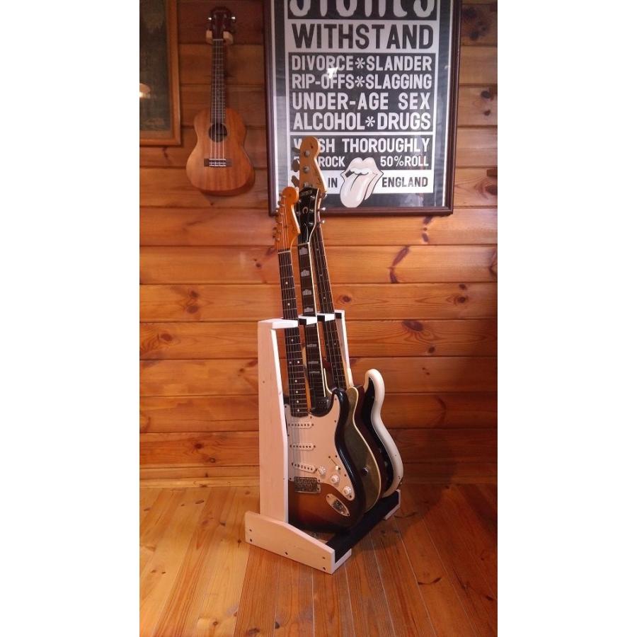 杜の工房 エレキ用 ギタースタンド 3本掛け E0003 杜の工房 通販 Yahoo ショッピング