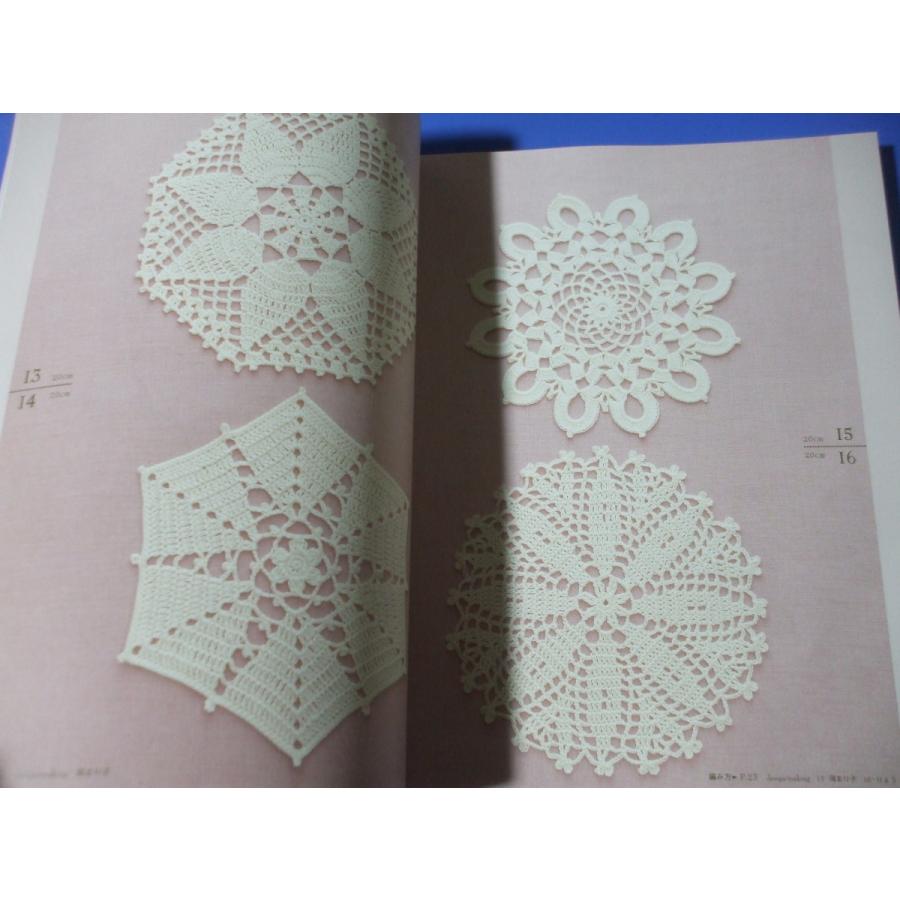 レース編み【全作品送料込580円】 トルコタイルからインスピレーション ブルーの風を運ぶレース