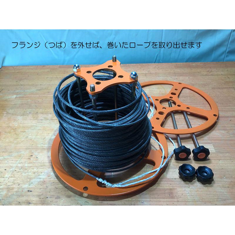 組立て 分解 ドラム・スタンドセット 工具不要 省スペース ワイヤー・繊維ロープ両用 手動式 巻取り・展開 kmidra クミドラ 訳あり値引き |  | 08