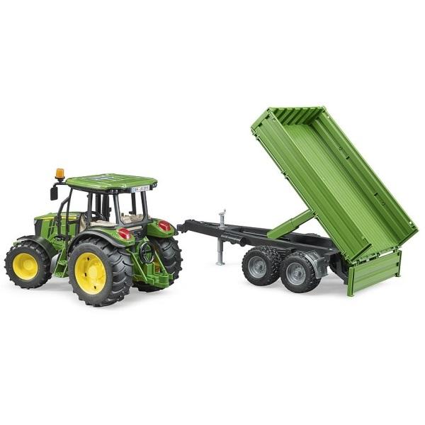 ブルーダー bruder JD5115M トラクター＆グリーントレーラー BR02108 