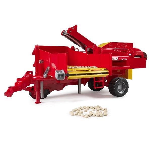 ブルーダー bruder Grimme ポテトディガー（ポテト80個付き）BR02130