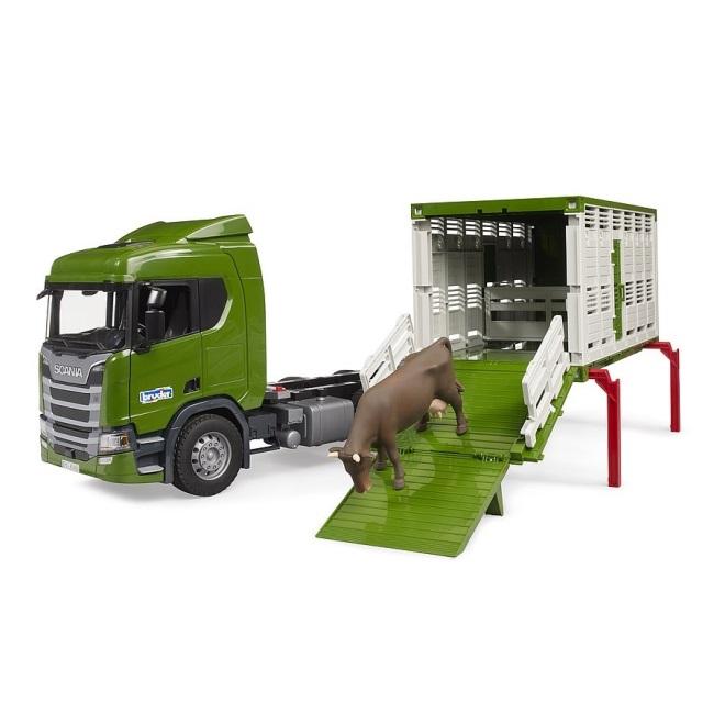 ブルーダー bruder SCANIA Super R 牛運搬トラック（牛付き） BR03548