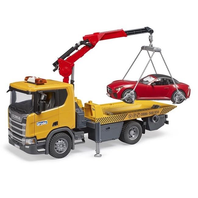 ブルーダー bruder SCANIA レッカークレーン＆BRUDERロードスター