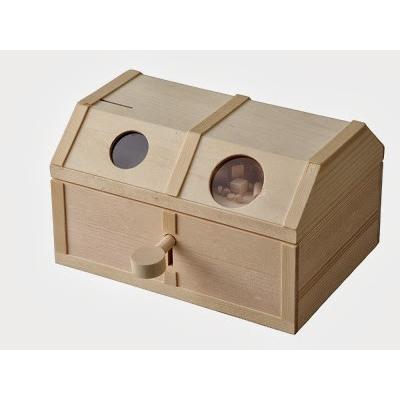 加賀谷木材 カギ付き宝箱 貯金箱 出産祝い 木のおもちゃ 森のこびと 通販 Yahoo ショッピング