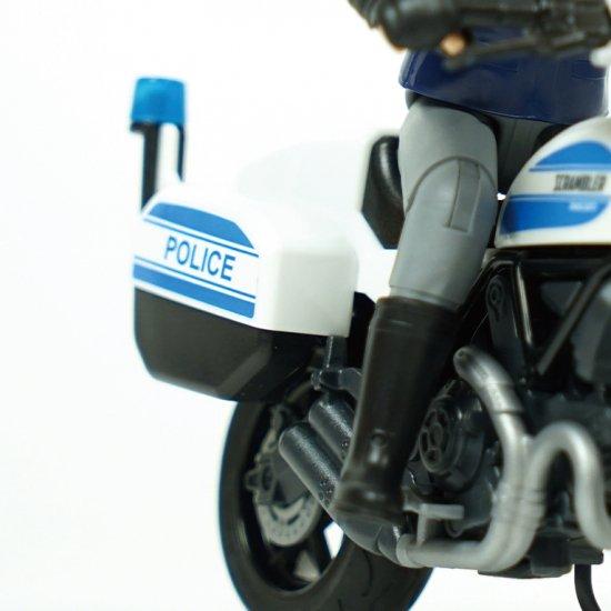 bruder ブルーダー Ducati スクランブラー 白バイ仕様 フィギュア付き BR62731  おもちゃ 車 はたらく車 警官 ドーカティ オートバイ｜morinokobito｜12