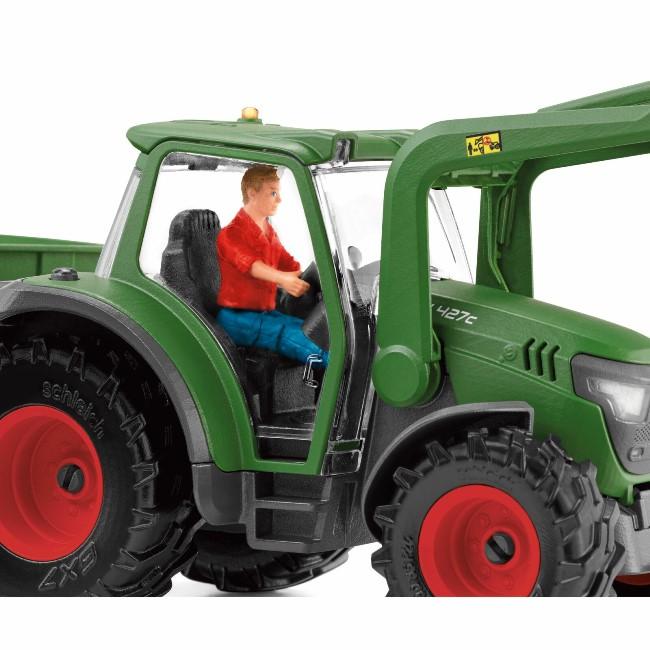 Schleich シュライヒ Farm World トラクターとトレーラー 42608 ファームワールド 農業 林業フィギュアの画像