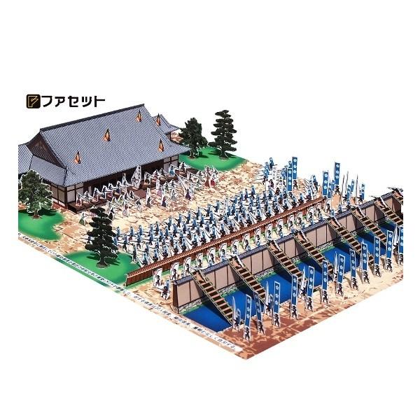 最大15 Offクーポン ジオラマペーパークラフト 戦国の合戦 ファセット 本能寺の変