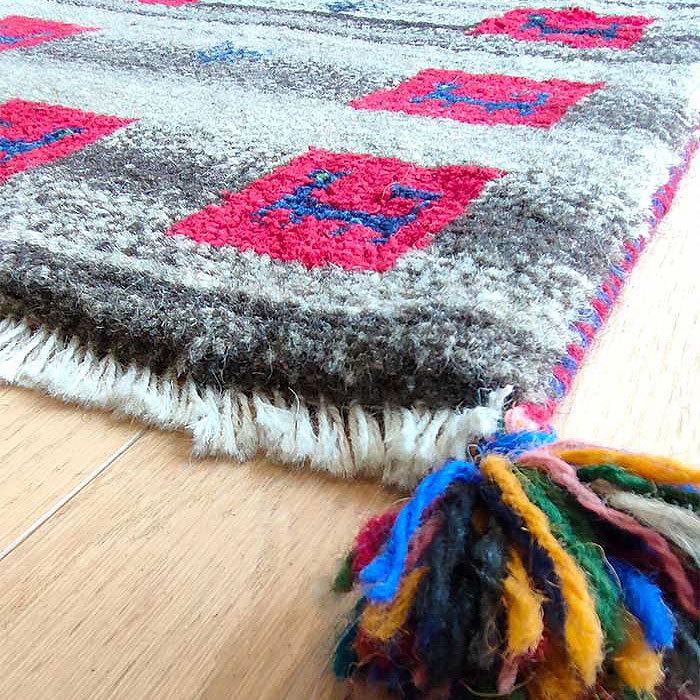 アスワン　カーペット　エジプト　ニューザグバフ　ギャッベ柄 楽天市場】【最大500円クーポン】 ラグ ラグマット ウィルトン織