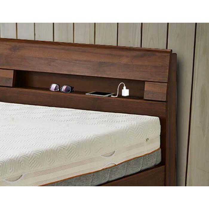 関家具 ベッド シングルベッド フレーム 木製 節あり ナチュラル 北欧