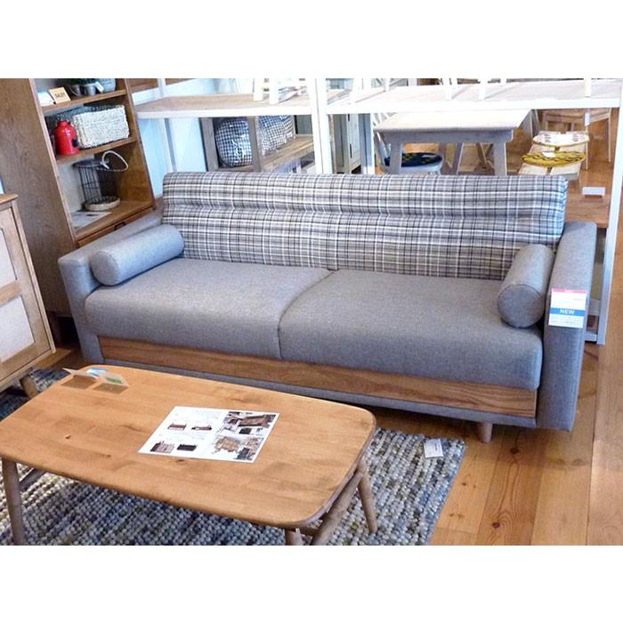 ソファ　ソファセット　ソファー　3人掛け　ソファベッド　ベージュ ハスキー 3人掛け ソファベッド ベージュ