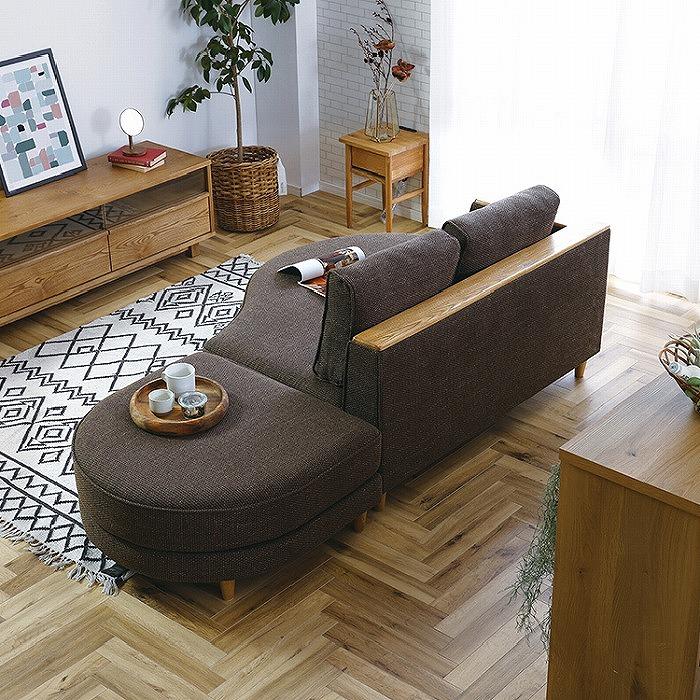 関家具 ソファ カウチソファ 変形カウチ 2人掛 2P 2.5P 開梱設置