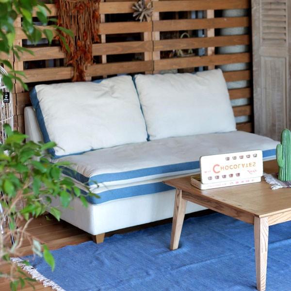 柔らかでふんわり横になりたいゆったり肘無布張り３ｐブルーソファー 0045 Suaves3p カントリーハウス森のくに 通販 Yahoo ショッピング