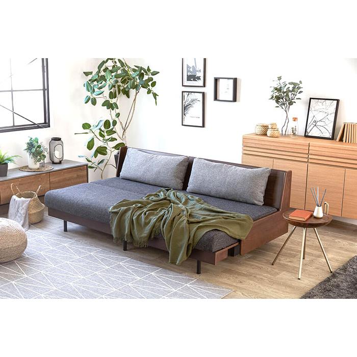 Meuble（モーブル） ソファ ソファーベッド ごろ寝ソファ 3人掛 3P