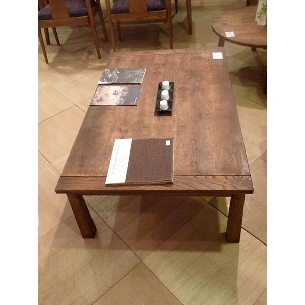 120cm×75cm】木製 長方形 こたつ テーブル ブラウン